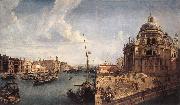 MARIESCHI, Michele The Grand Canal near the Salute sg oil painting